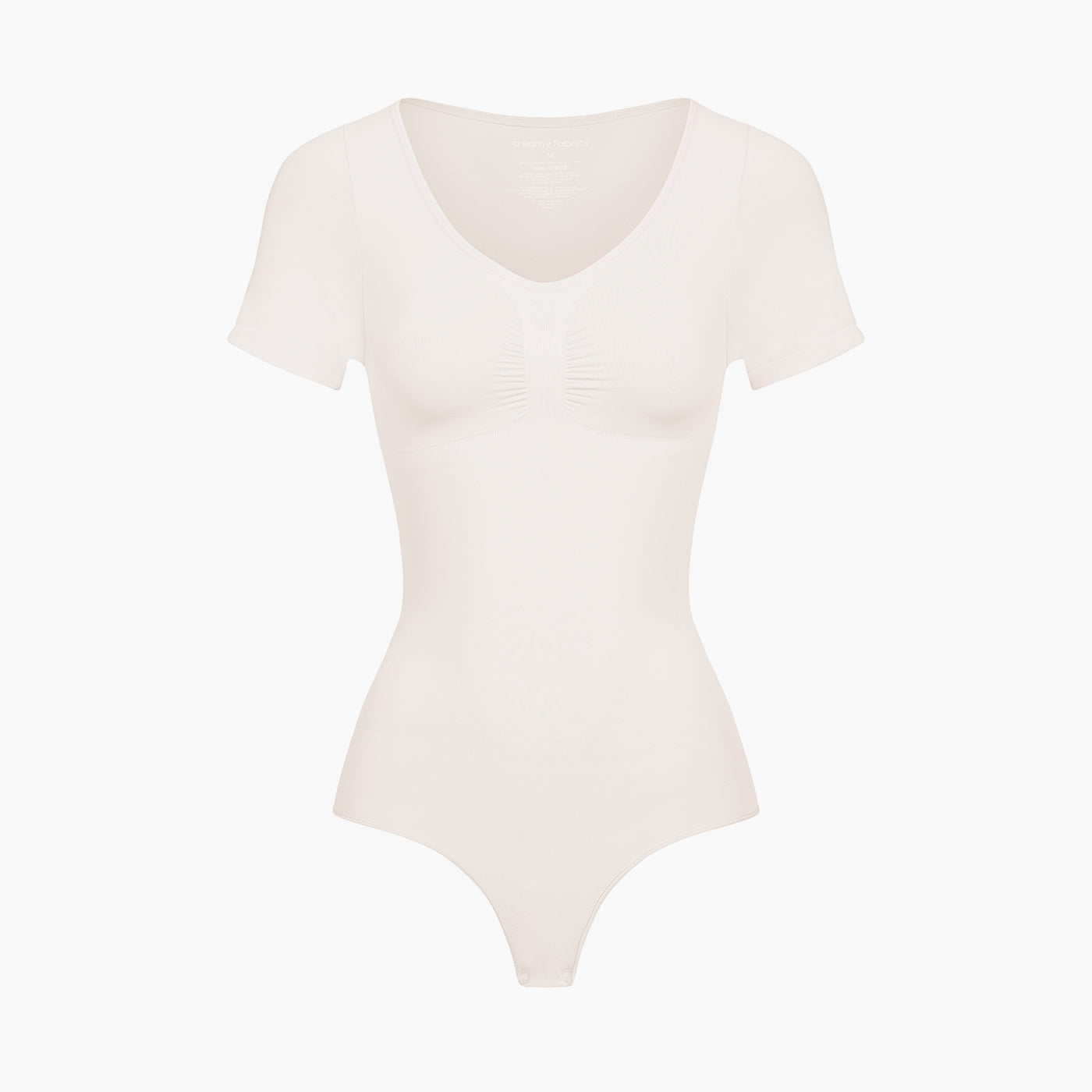 T-shirt bodysuit sculpting shapewear with thong - Secret Sale (#2)