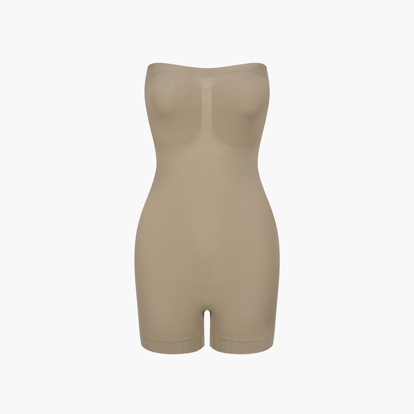 Strapless bodysuit sculpting shapewear with shorts - Secret Sale