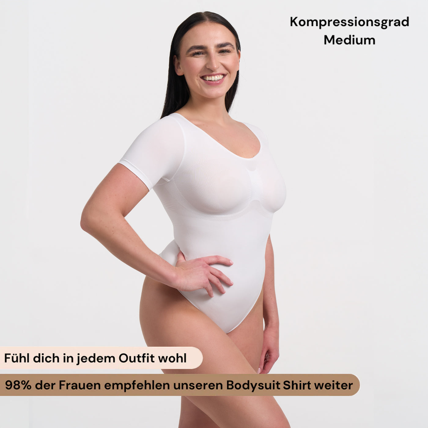 Bodysuit Sculpting Shapewear T-shirt with string