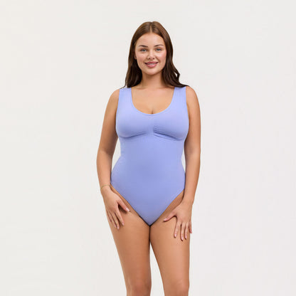 Tank bodysuit sculpting shapewear with briefs (#2)