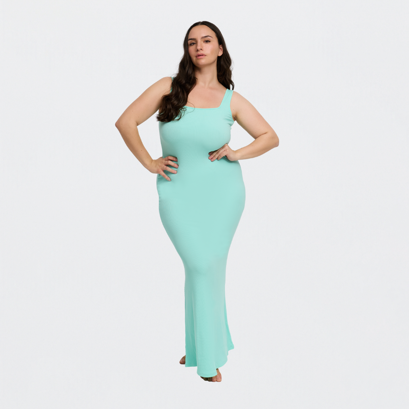 Ribbed tank top maxi dress - Secret Sale