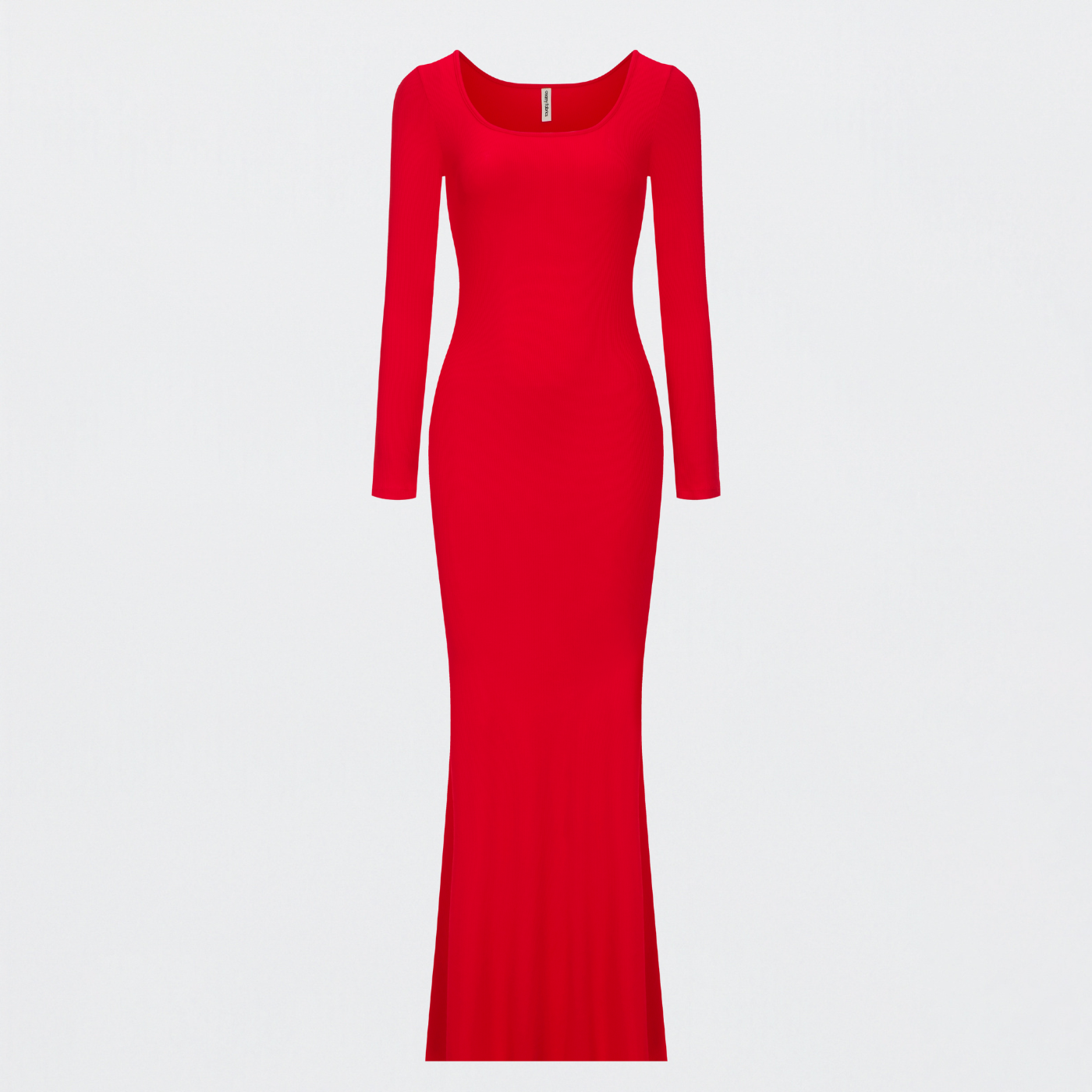 Ribbed long sleeve maxi dress - Secret Sale