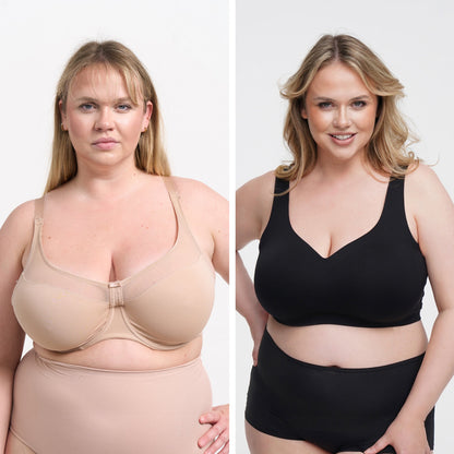 Comfort Minimizer Back Support Bra - Secret Sale
