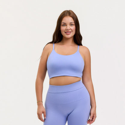 Scoop neck bra