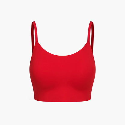 Scoop neck bra