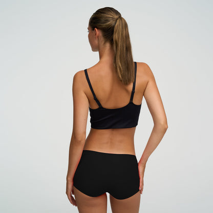 Scoop neck bra