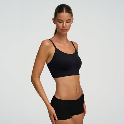Scoop neck bra
