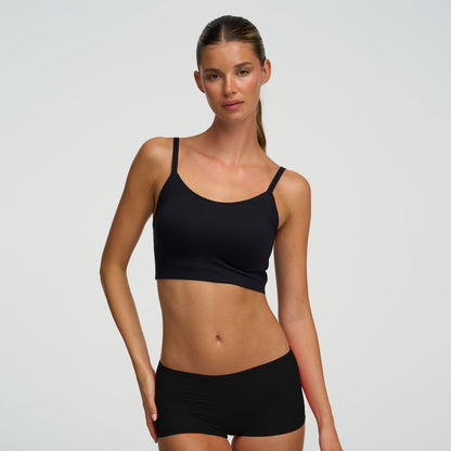 Scoop neck bra
