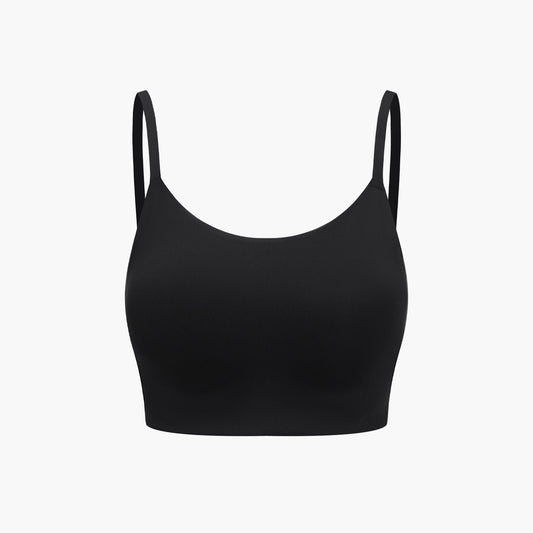 Scoop neck bra
