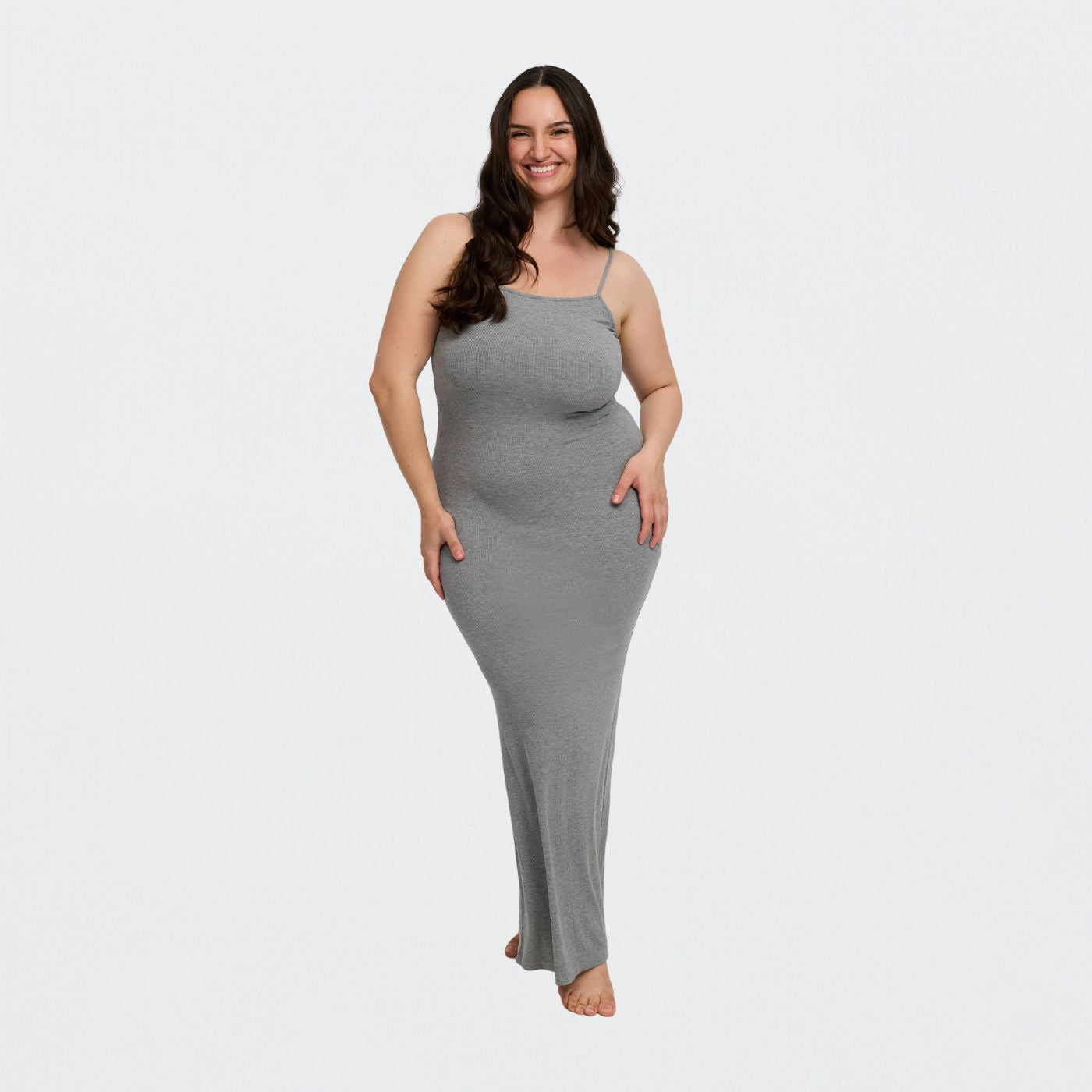 Ribbed cami maxi dress - Secret Sale