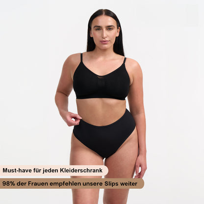 High-waist thong