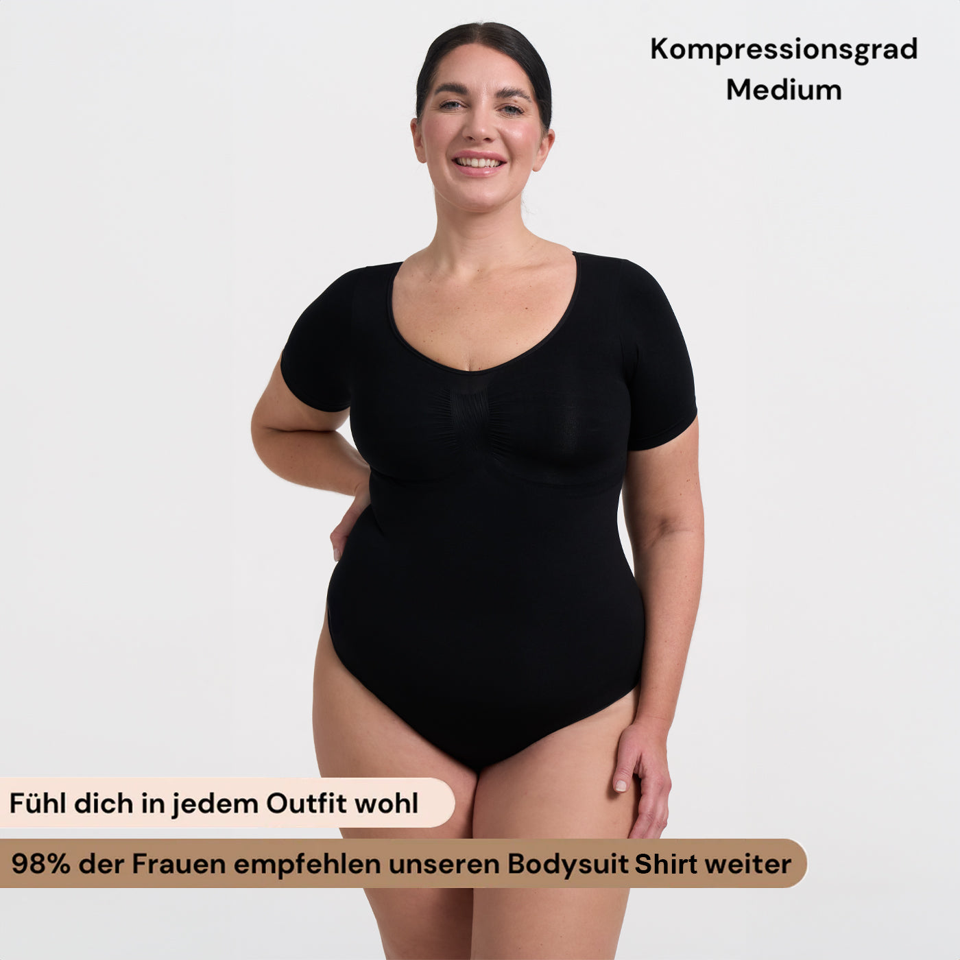 Bodysuit Sculpting Shapewear T-shirt with string