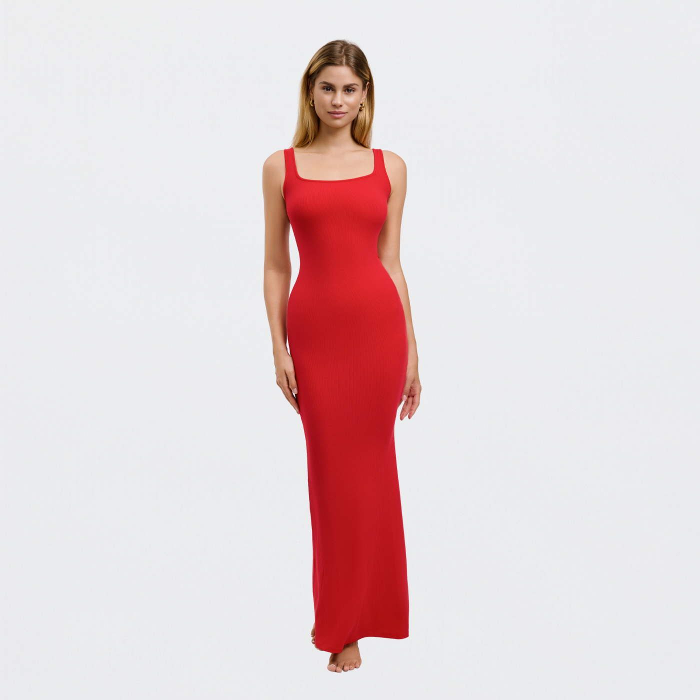 Ribbed tank top maxi dress - Secret Sale
