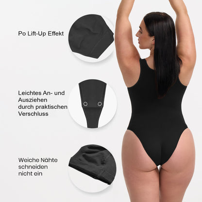 Tank bodysuit sculpting shapewear with briefs