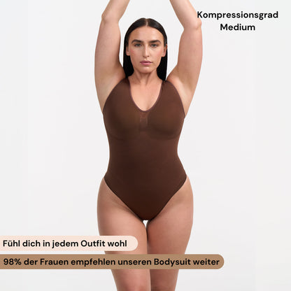 Tank bodysuit sculpting shapewear with briefs
