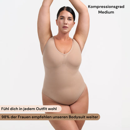 Tank bodysuit sculpting shapewear with briefs
