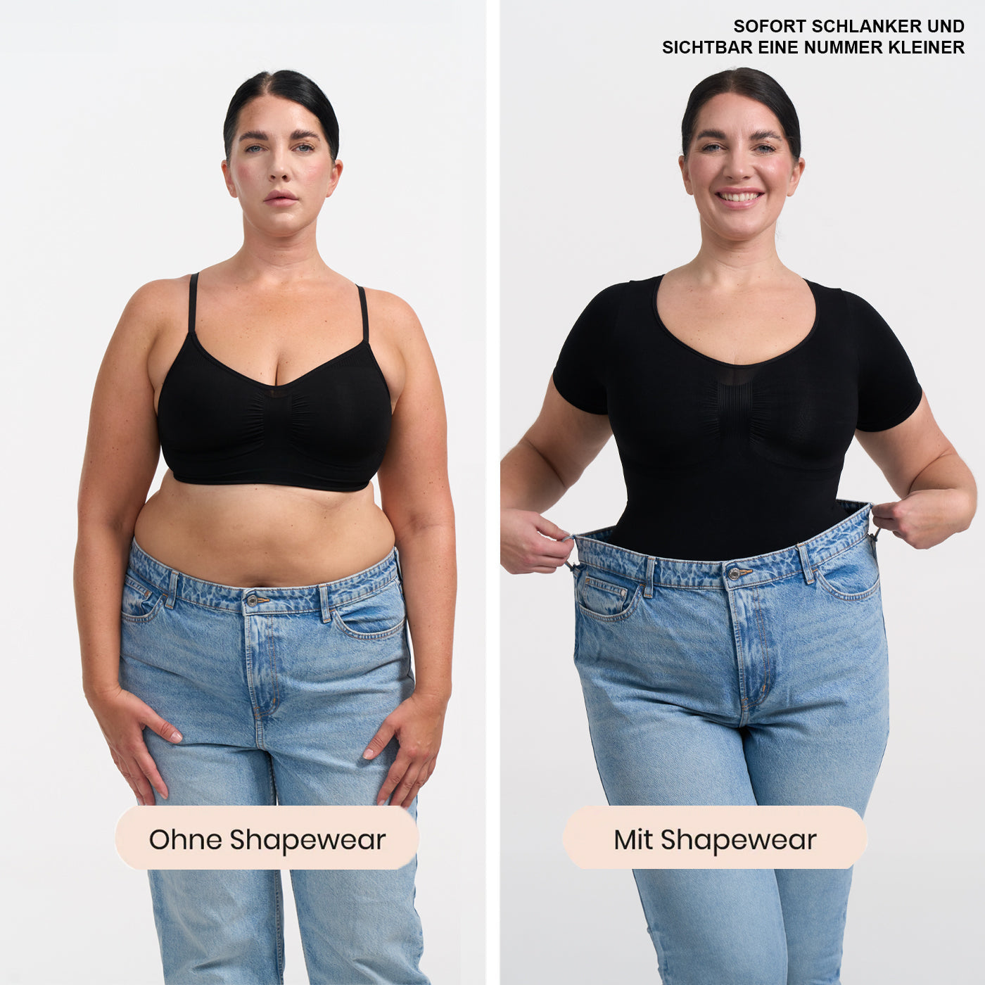 Bodysuit Sculpting Shapewear T-shirt with string
