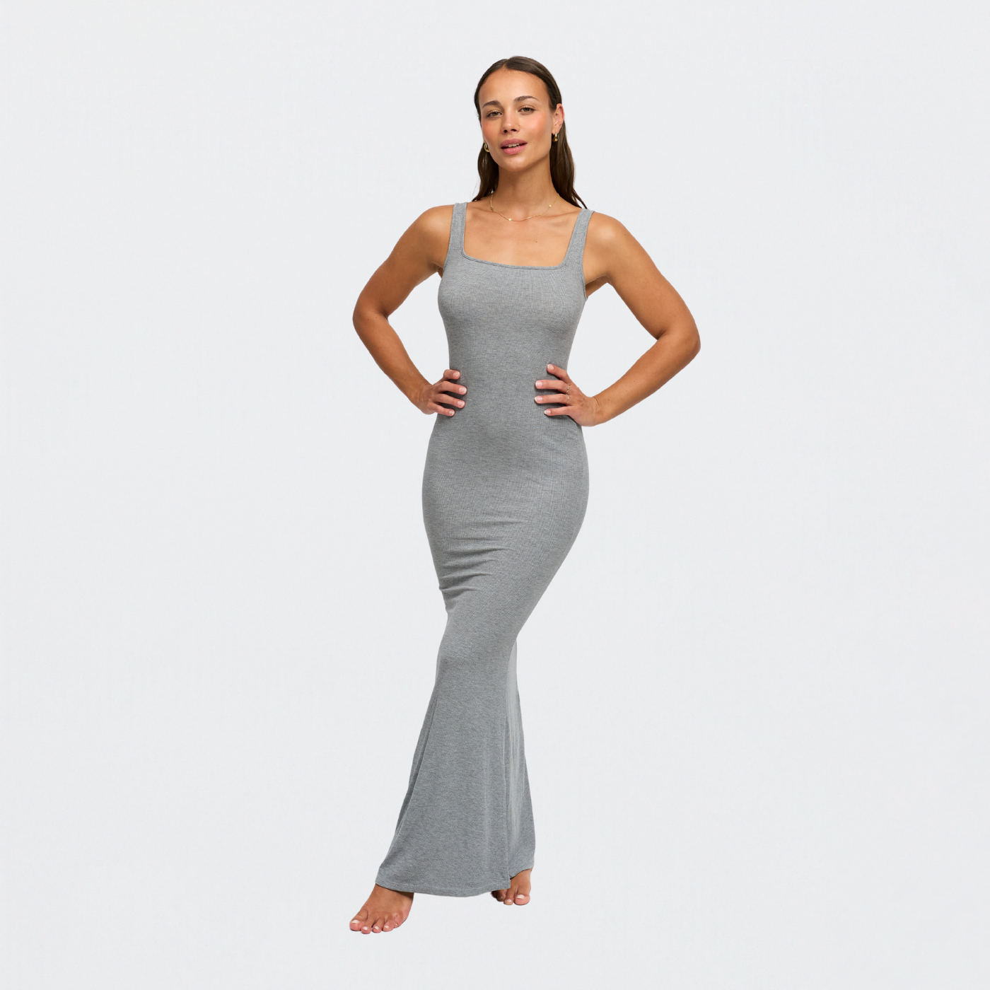 Ribbed tank top maxi dress - Secret Sale