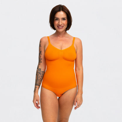 Bodysuit sculpting shapewear with briefs
