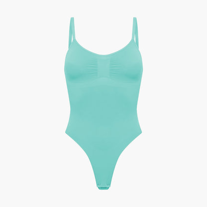 Bodysuit sculpting shapewear with thong (#2)
