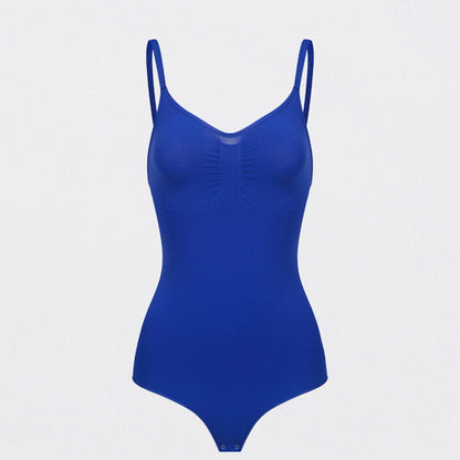 Bodysuit sculpting shapewear with thong