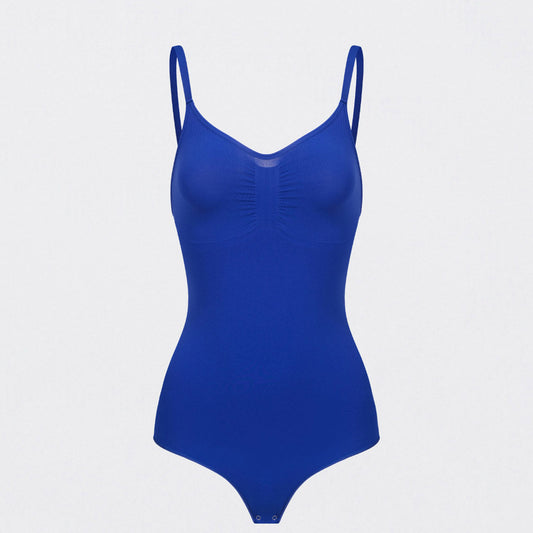 Bodysuit sculpting shapewear with thong