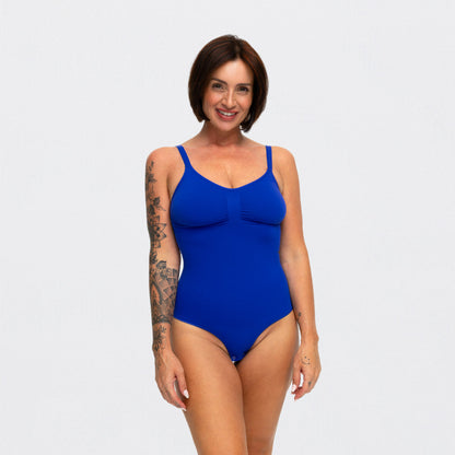 Bodysuit sculpting shapewear with thong