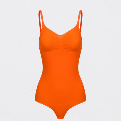 Bodysuit sculpting shapewear with thong