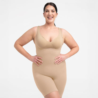 Bodysuit sculpting shapewear with open bust - Secret Sale