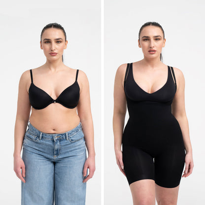 Bodysuit sculpting shapewear with open bust - Secret Sale