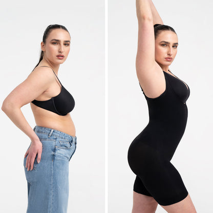 Bodysuit sculpting shapewear with open bust - Secret Sale