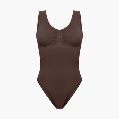 Tank bodysuit sculpting shapewear with briefs - Secret Sale