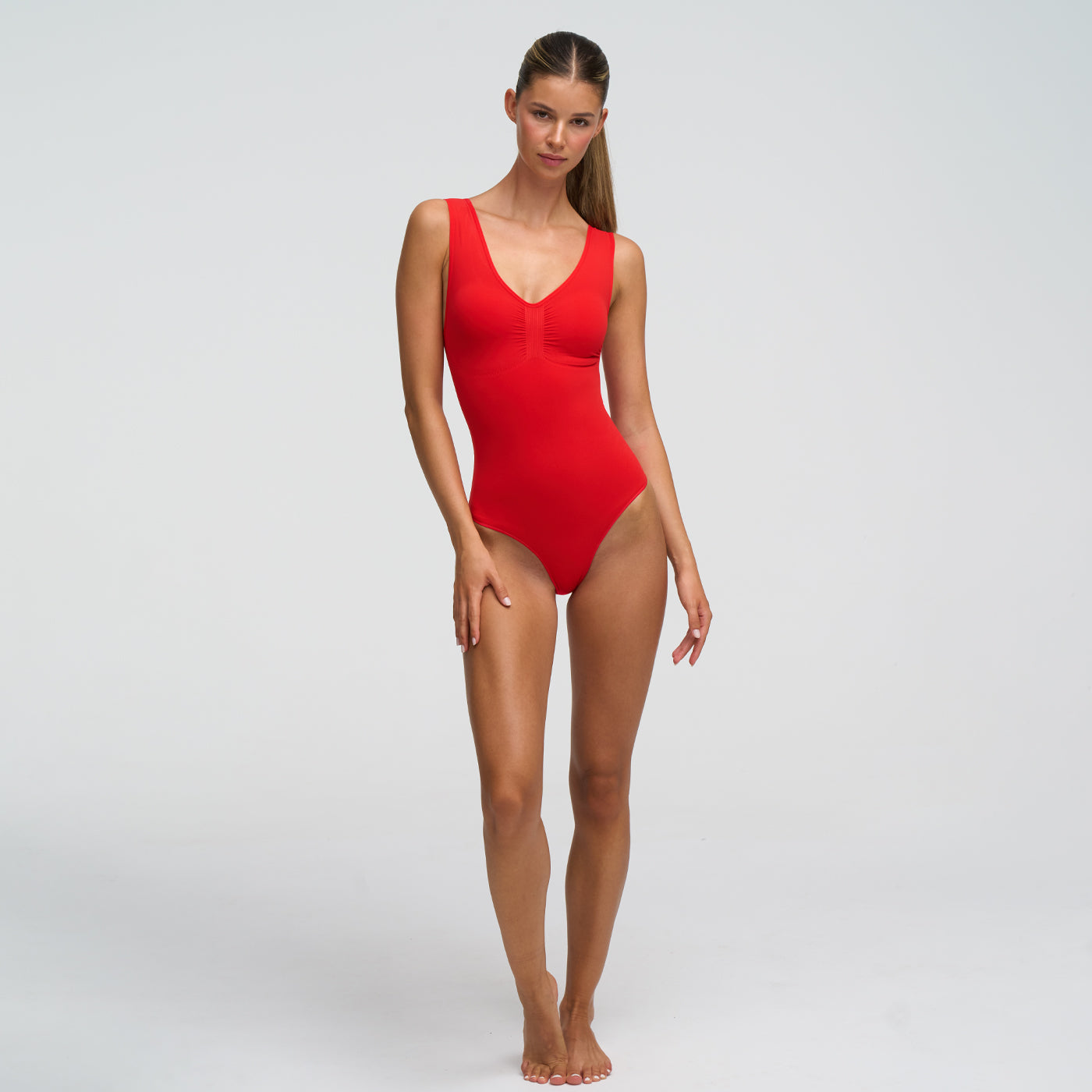 Tank bodysuit sculpting shapewear with briefs - Secret Sale