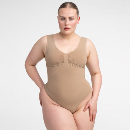 Tank Bodysuit Sculpting Shapewear with String - Secret Sale