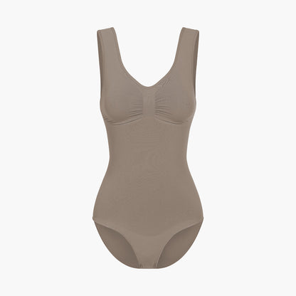 Tank bodysuit sculpting shapewear with briefs (#2)