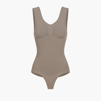 Tank Bodysuit Sculpting Shapewear with String - Secret Sale (#2)