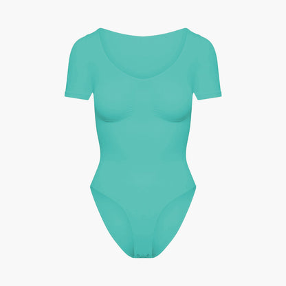 T-shirt bodysuit sculpting shapewear with briefs - Secret Sale (#2)