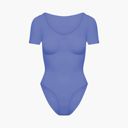 T-shirt bodysuit sculpting shapewear with briefs - Secret Sale (#2)