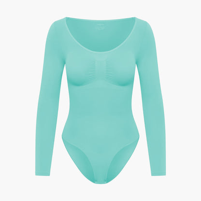 Bodysuit Sculpting Shapewear longsleeve with briefs (#2)