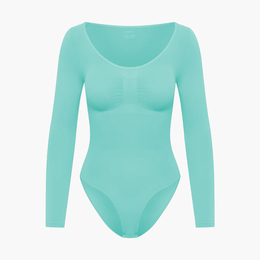Bodysuit Sculpting Shapewear longsleeve with briefs (#2)