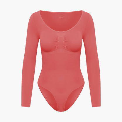 Bodysuit Sculpting Shapewear longsleeve with briefs (#2)