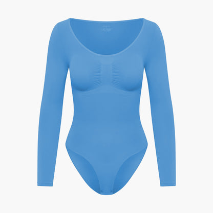 Bodysuit Sculpting Shapewear longsleeve with briefs (#2)