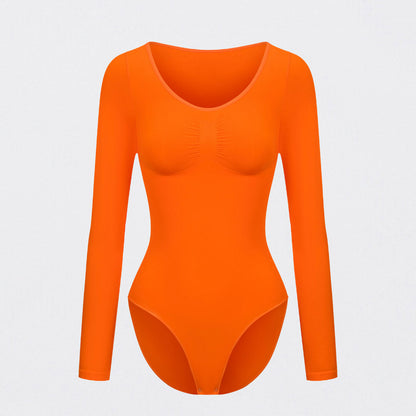Bodysuit Sculpting Shapewear longsleeve with briefs (#2)