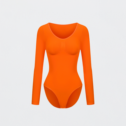 Bodysuit Sculpting Shapewear longsleeve with briefs - Secret Sale (#2)