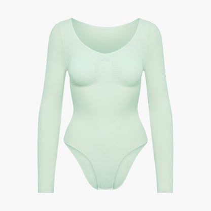 Bodysuit Sculpting Shapewear longsleeve with briefs - Secret Sale