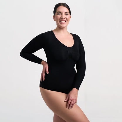 Bodysuit Sculpting Shapewear longsleeve with briefs - Medium Shape