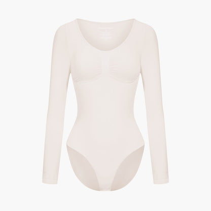 Bodysuit Sculpting Shapewear longsleeve with briefs (#2)
