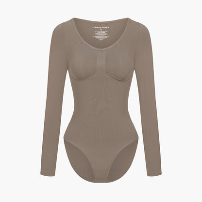 Bodysuit Sculpting Shapewear longsleeve with briefs - Secret Sale (#2)