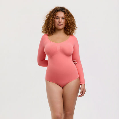 Bodysuit Sculpting Shapewear longsleeve with string (#2)