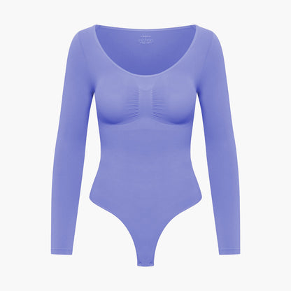 Bodysuit Sculpting Shapewear longsleeve with string (#2)